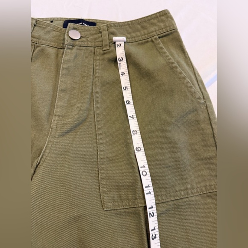 Who What Wear Olive Wide Leg Utility Pants | Size 27/4 | NWT - Picture 9 of 15
